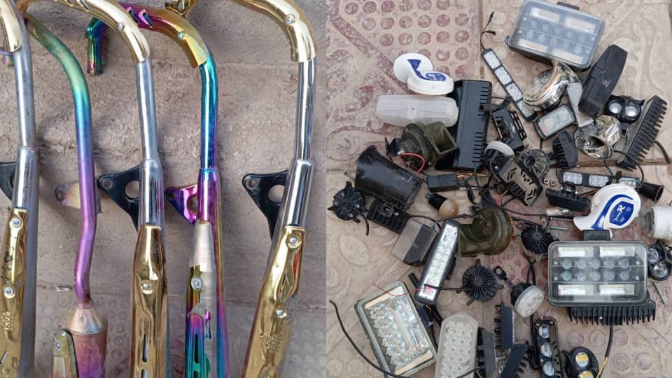 آغاز جمع‌آوری موترسایکل‌های مزاحم در شهر میمنه برای کاهش آلودگی صوتی و حوادث ترافیکی