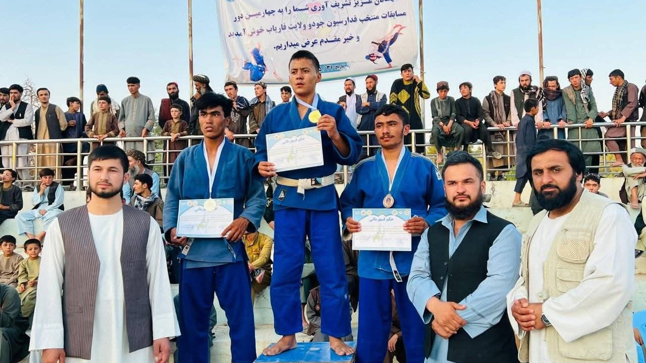 چهارمین دور مسابقات منتخبۀ جودو در فاریاب برگزار شد